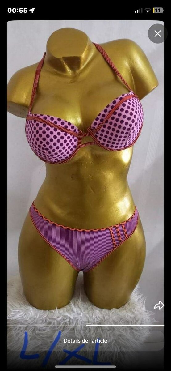 Ensemble de lingerie à pois
