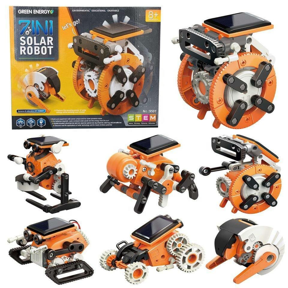 Robot solaire avec plaque solaire