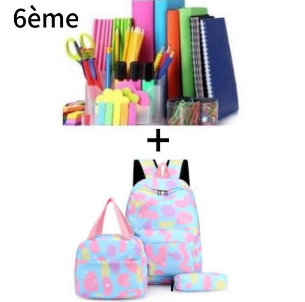 Kit Scolaire 6ème avec Sac