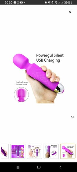 Vibromasseur violet