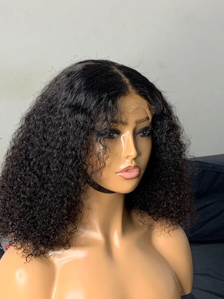 Wet curls wig
