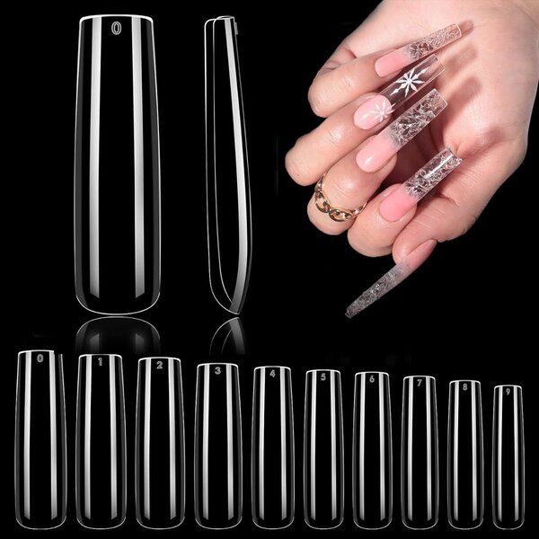 Long nail tip normal and arcylic