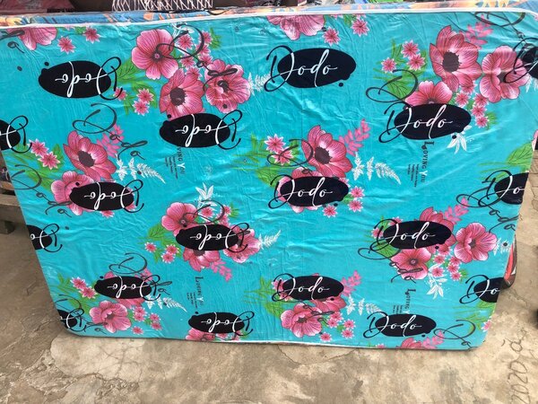 Matelas floral confort imprimé