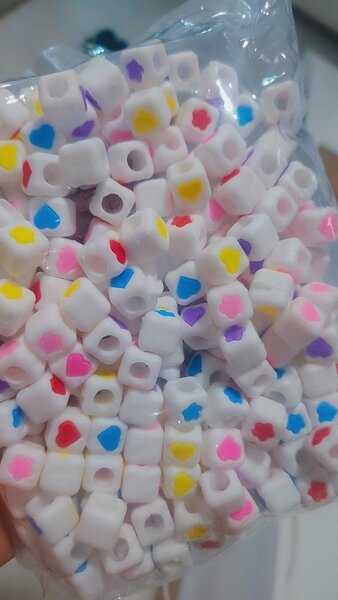 36 perles colorées