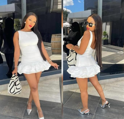 Mini dress white
