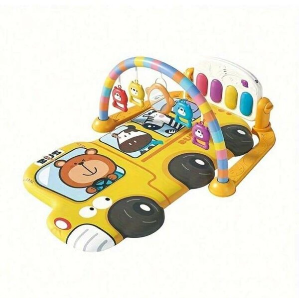 Tapis de jeu clavier de piano à piles avec éclairage musical