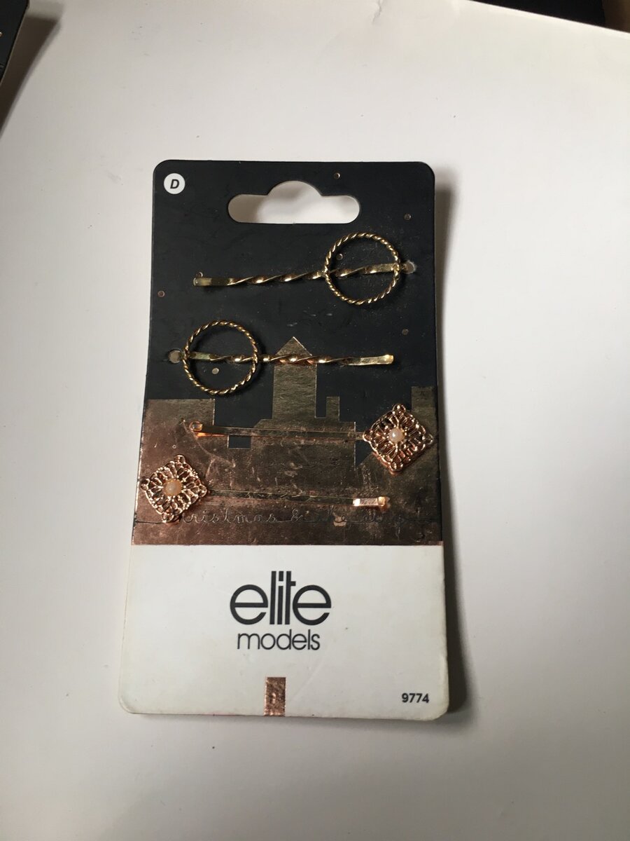 Épingles à cheveux dorées Elite