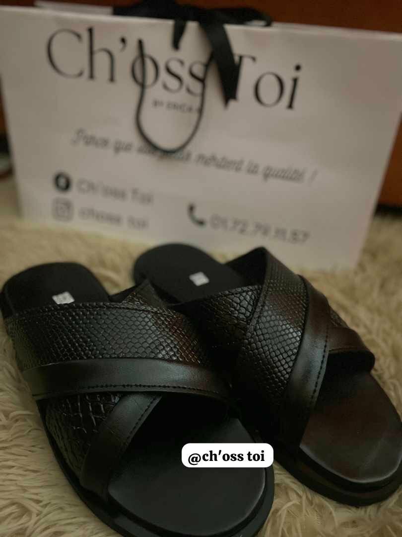 Sandales en cuir