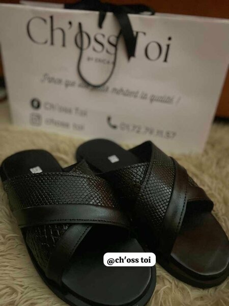 Sandales en cuir