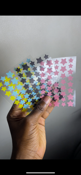 Autocollants Étoiles Colorés