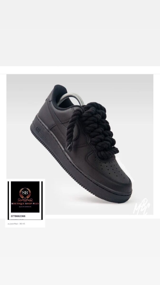 Basket Nike air force authentique avec sa boîte