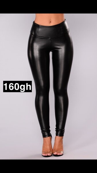 Leather skinny