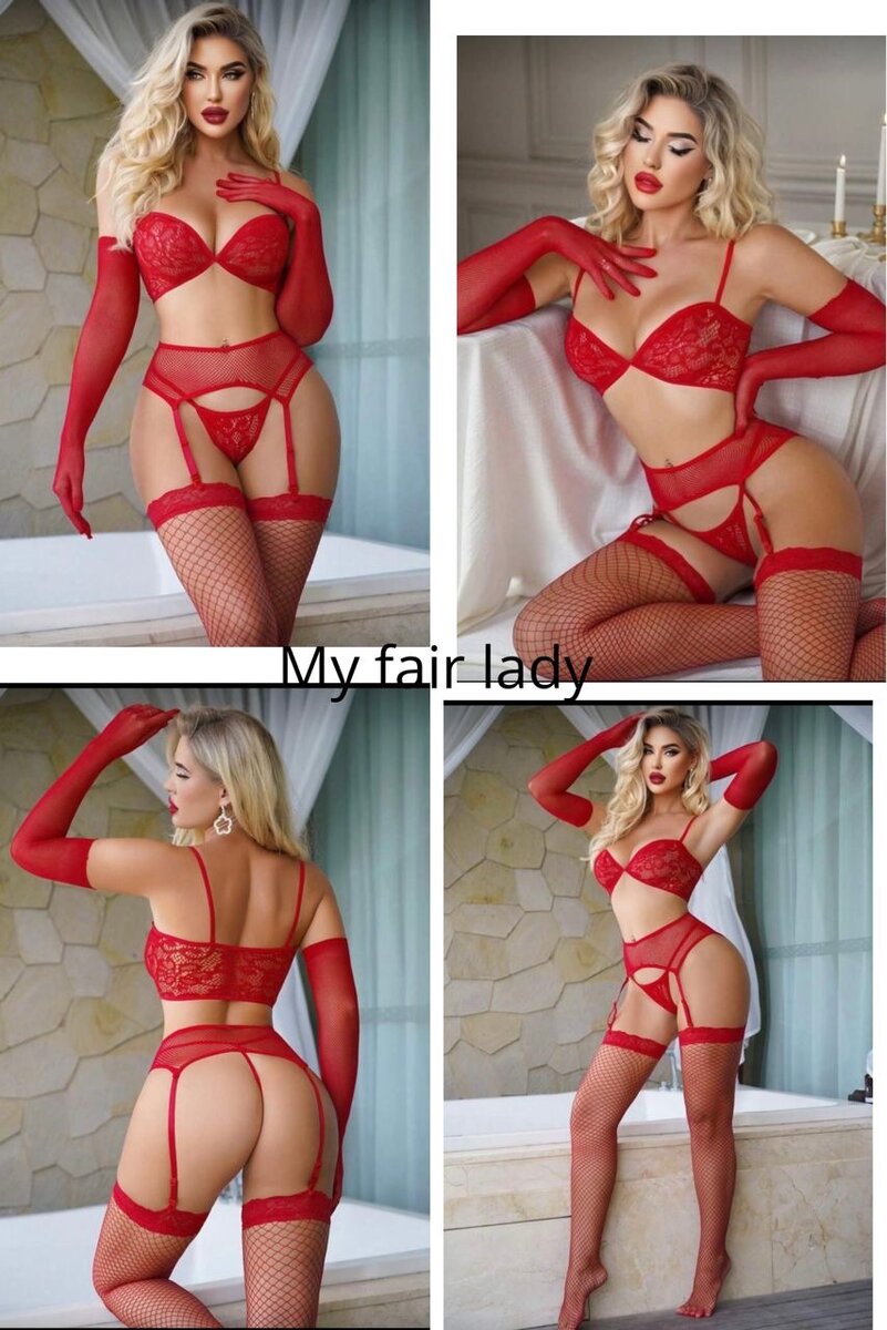 Ensemble lingerie rouge sexy