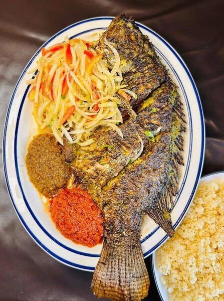 Poisson braisé