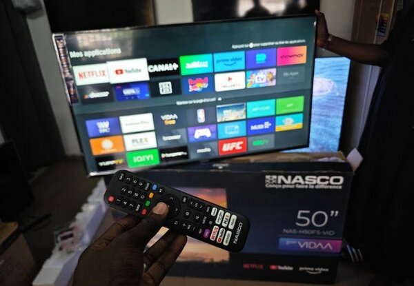 TV nasco 50 pouce 4k Android a
