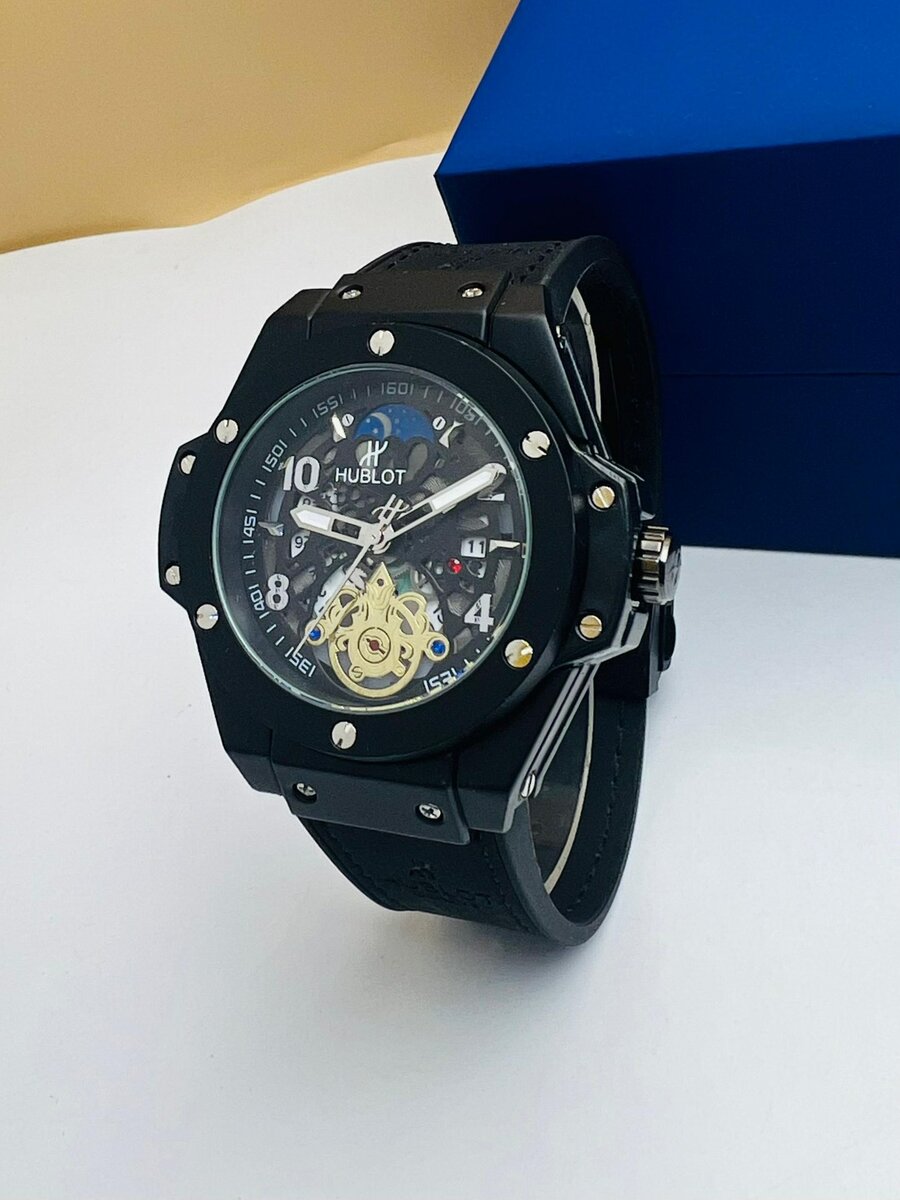 Montre homme en cuir