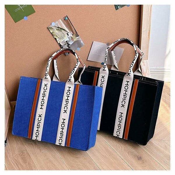 Sac fourre-tout en toile chic