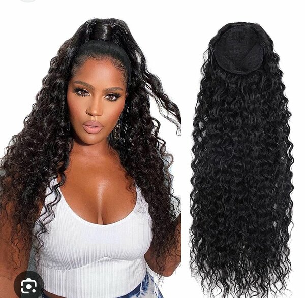 Water wave ponytail
