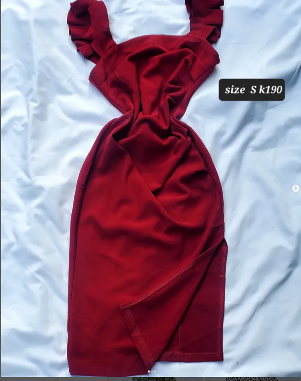 red dress