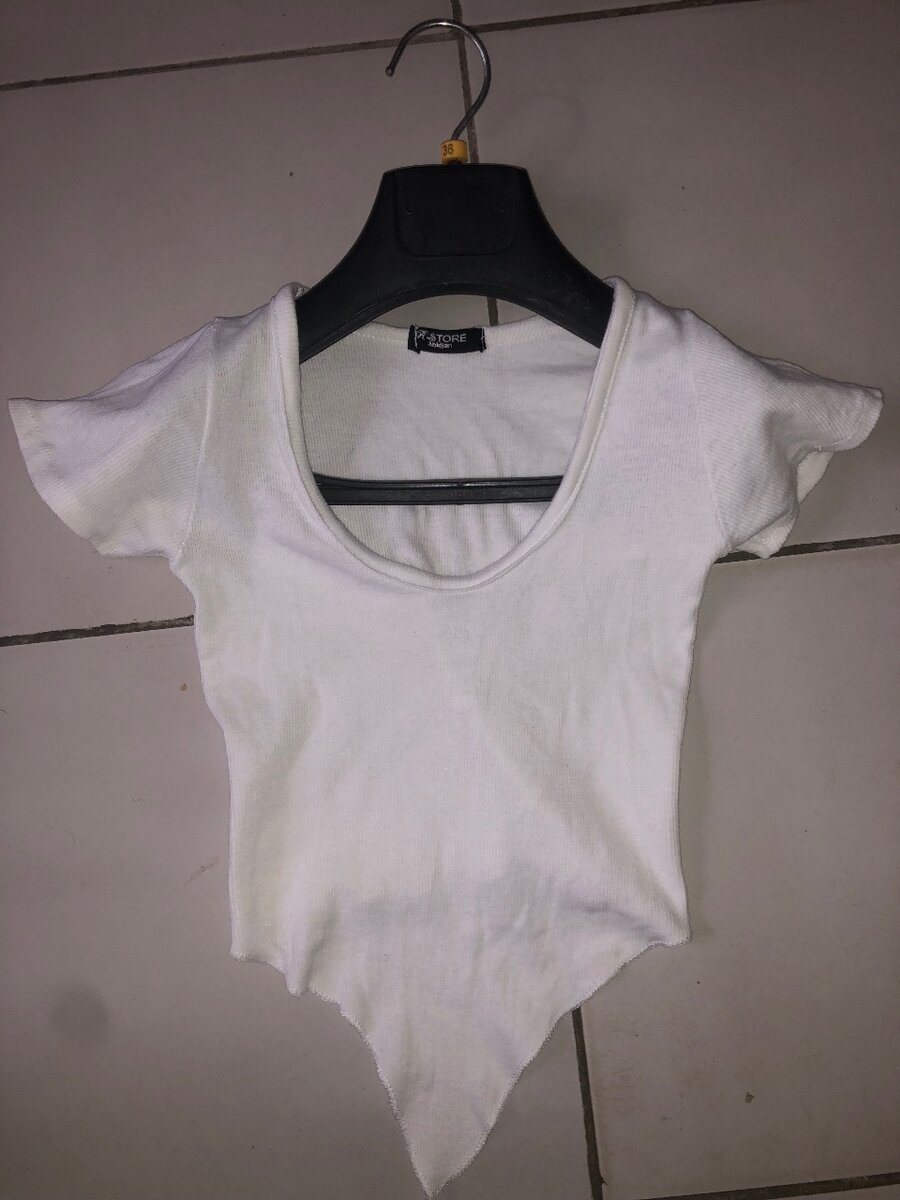 Body en coton blanc élégant