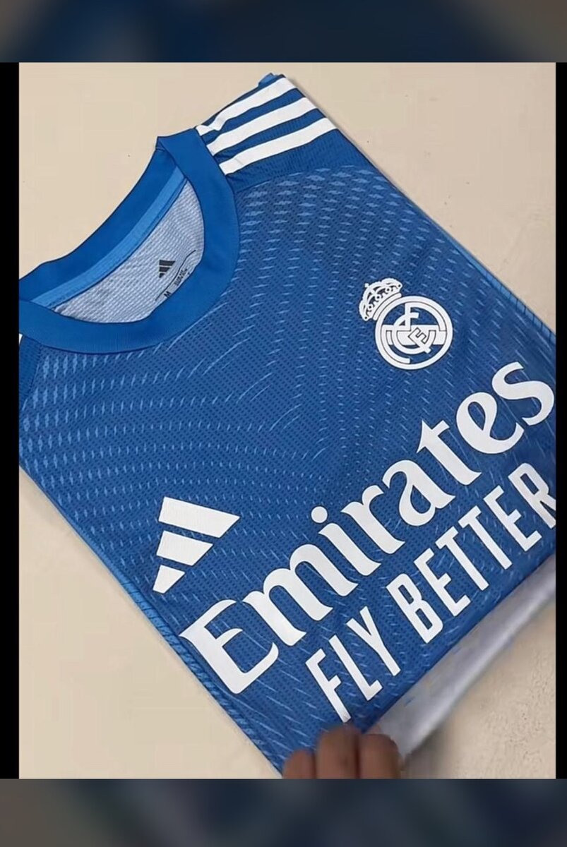 Maillot de football Adidas bleu
