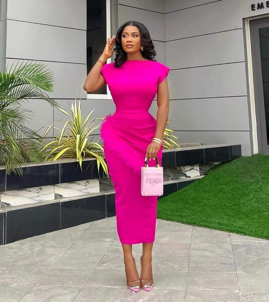 Pink Long Dress