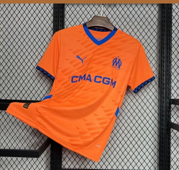Maillot de football OM orange