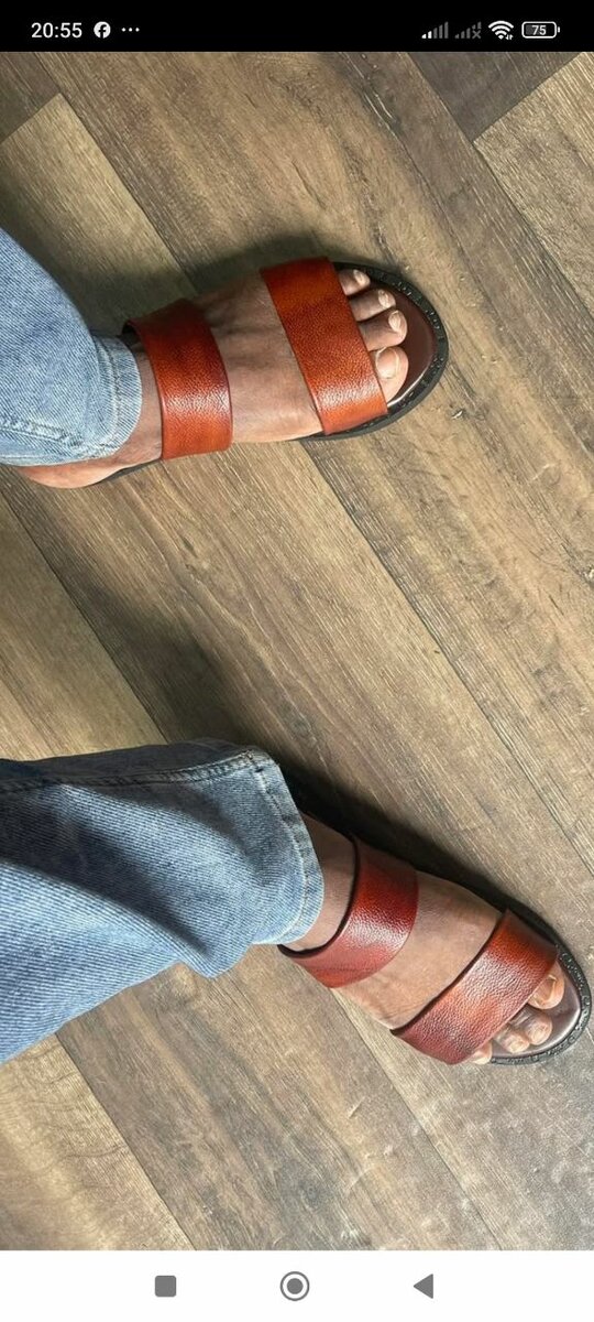 Sandales en cuir pour hommes