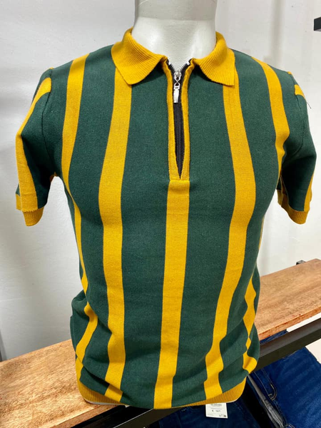 T-shirt vert jaune