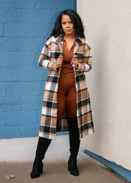 CHECKED CARDIGANS