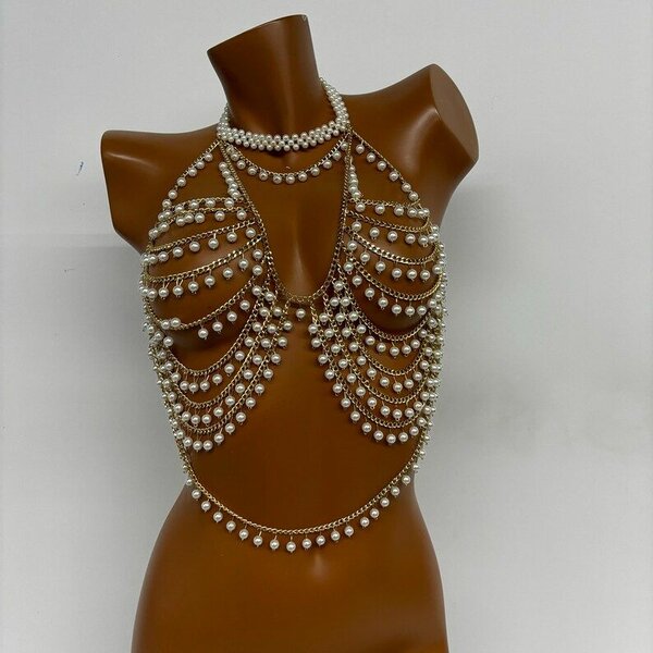 Haut en perles