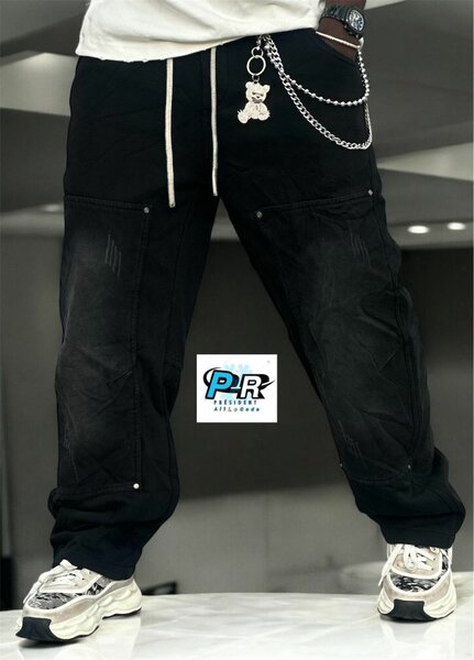 Pantalon décontracté chaîne style