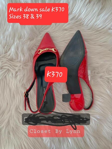 red sandals