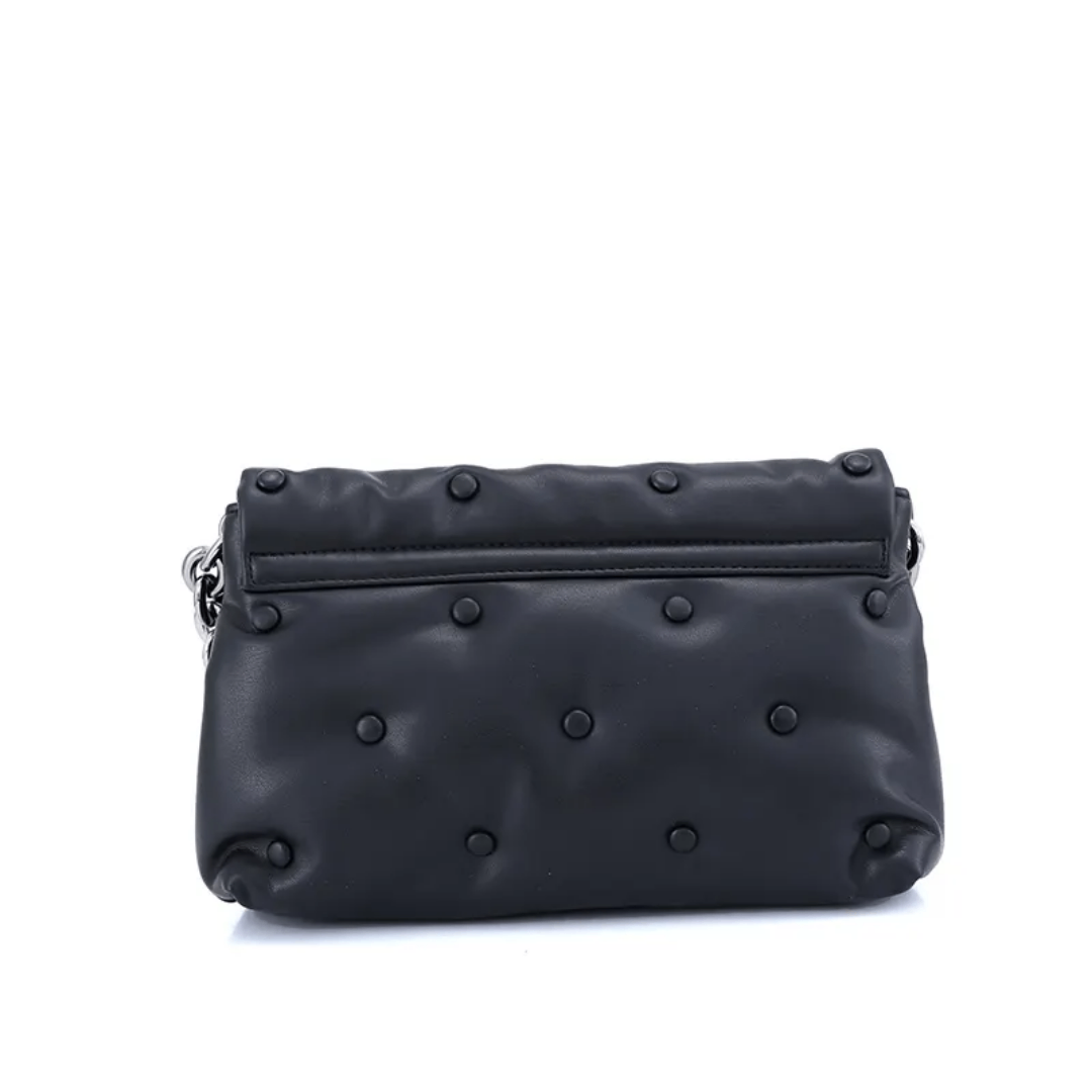 Sac à main en cuir noir chic