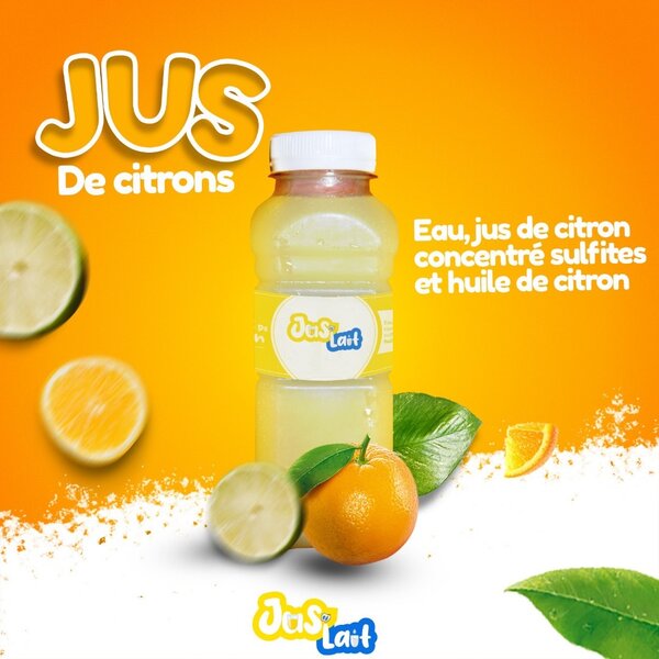 JUS DE CITRON (avec sucre)