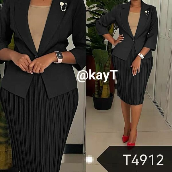 3piece suit Black 