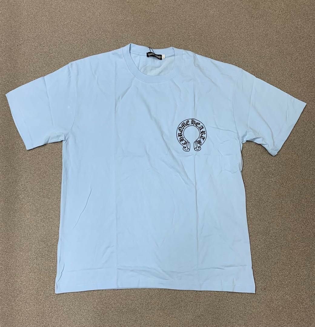 T-shirt en coton bleu clair