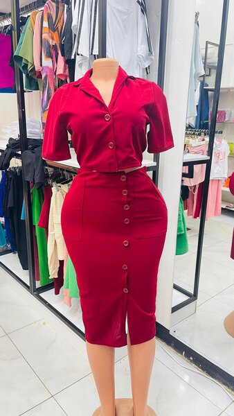 two piece suit