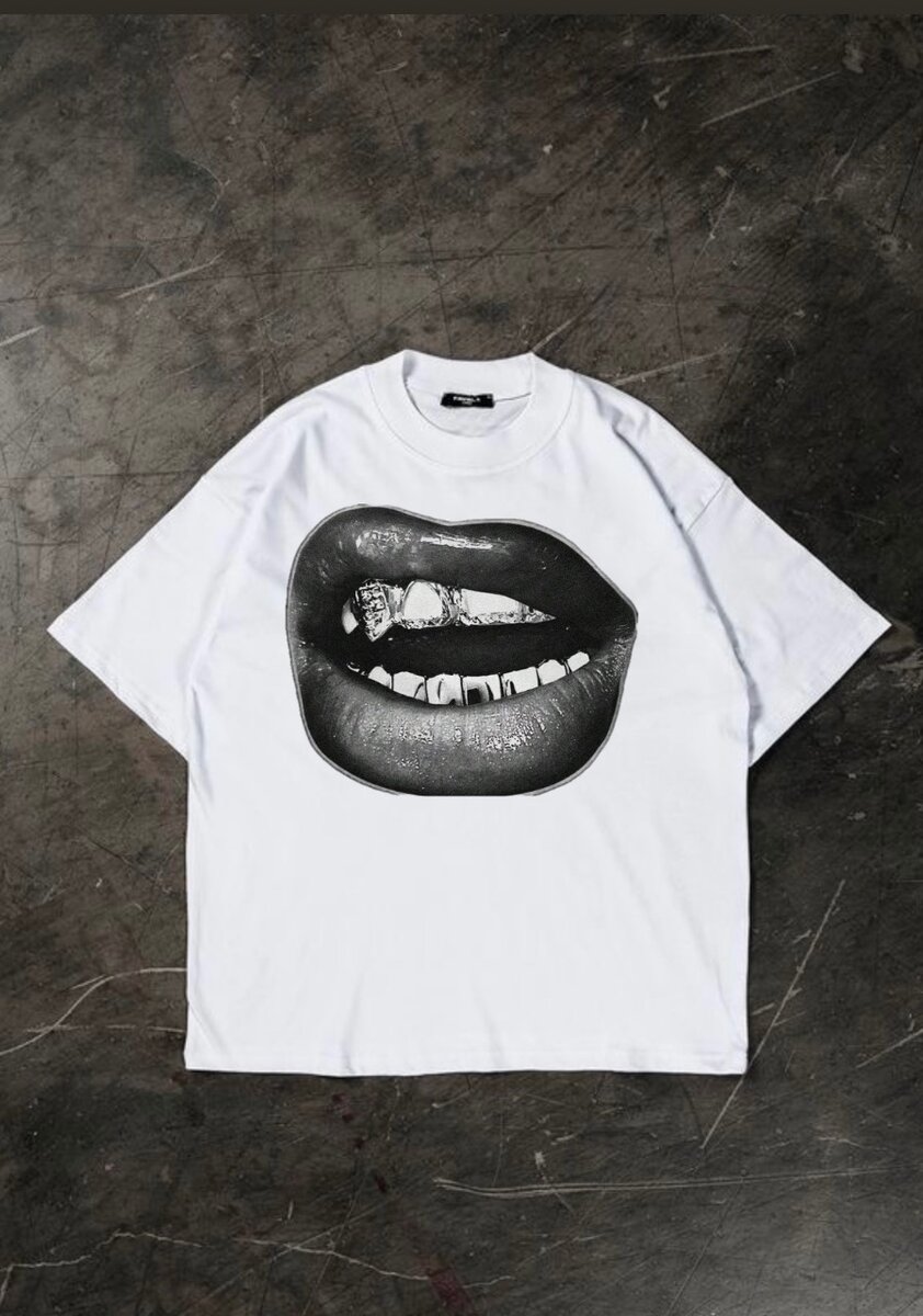 T-shirt lèvre (t-shirt broski)