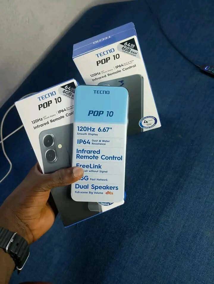 Tecno Pop 10 - 6GB RAM