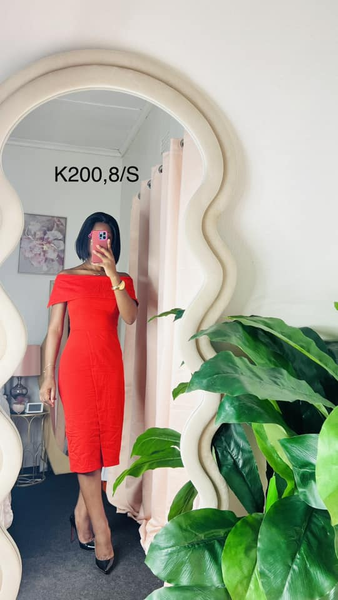 red dress