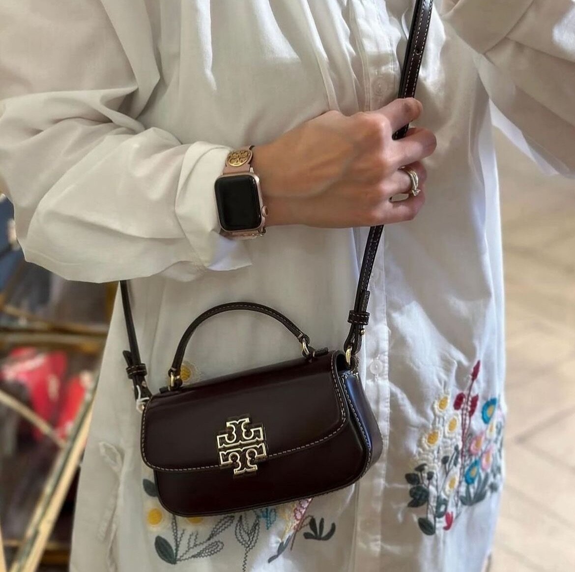 Tory Burch Britten Mini Top handle