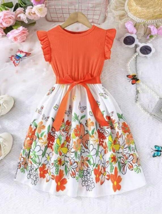 Girls skirt and top