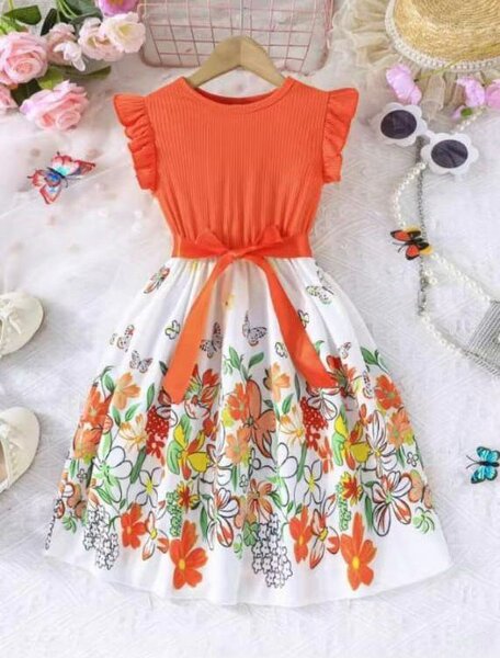 Girls skirt and top