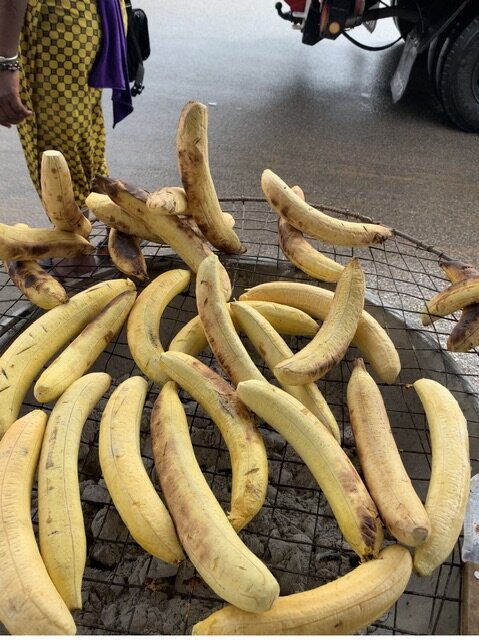 Banane et maïs