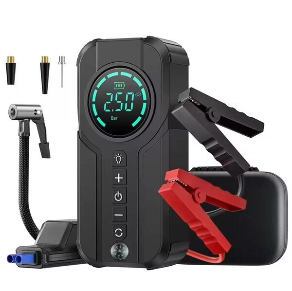 Démarreur de voiture multifonctionnel 16 000mAh