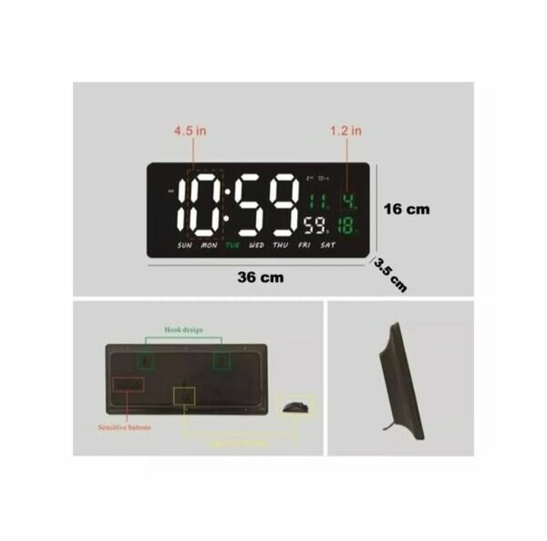 Horloge Murale LED Multifonction