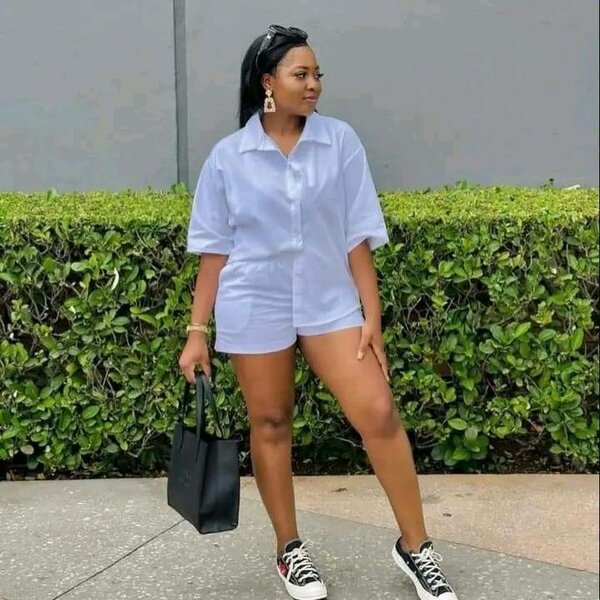 Ensemble chemise et short femme