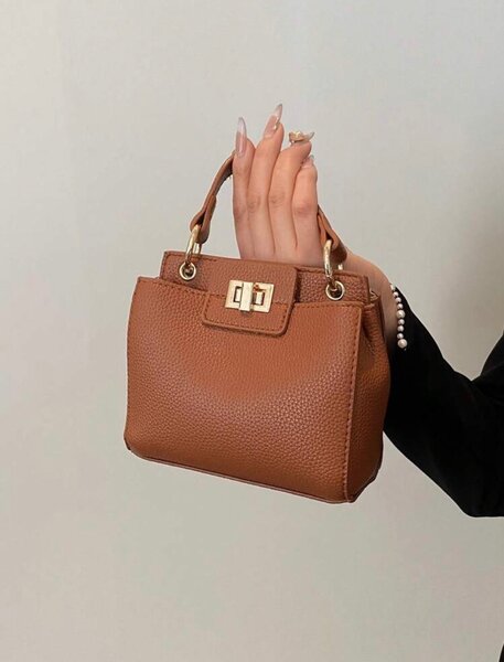 Sac à main marron