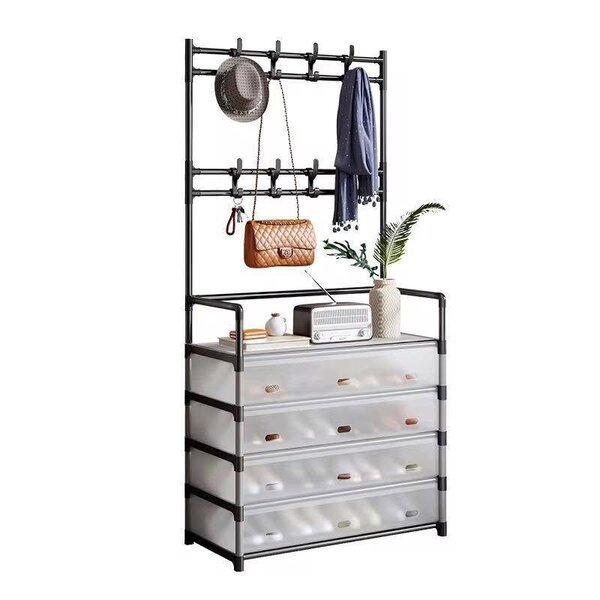 Rangement Multicouche avec Portemanteau